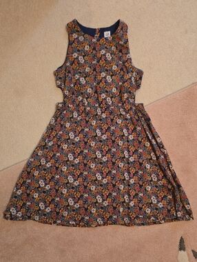GAP Kids Floral Dress With Cut Outs